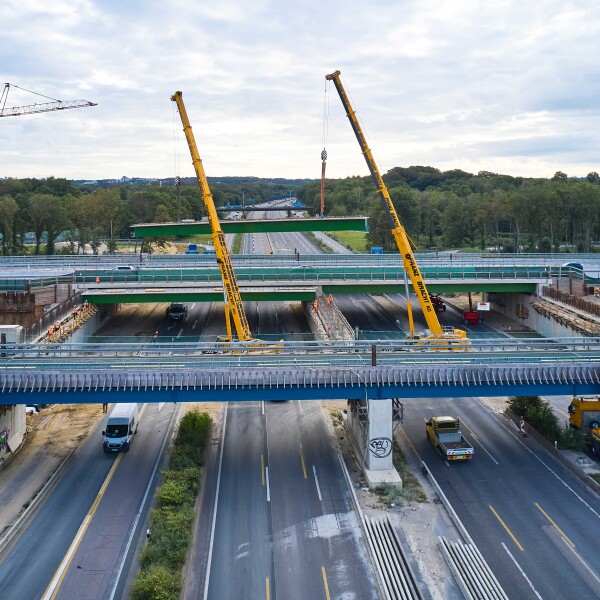 Ersatzneubau Zentralbauwerk Autobahnkreuz, Hilden