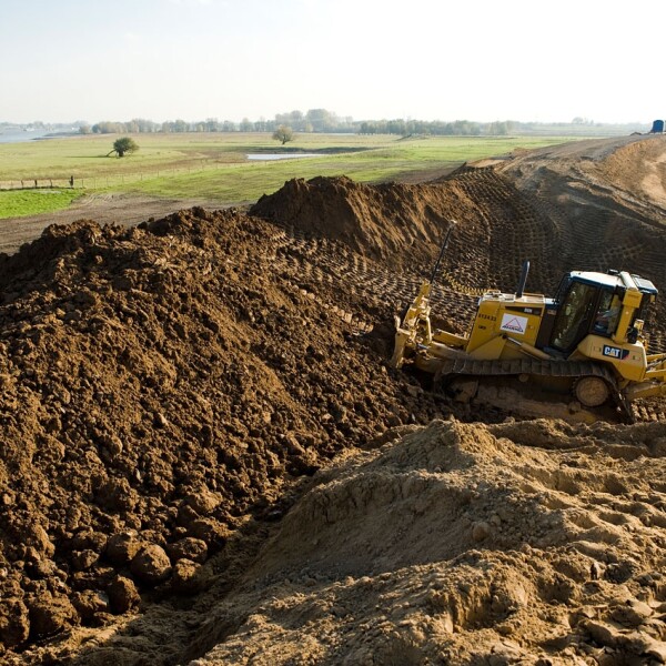 Deichbau — Sanierung Banndeich, Wesel-Büderich