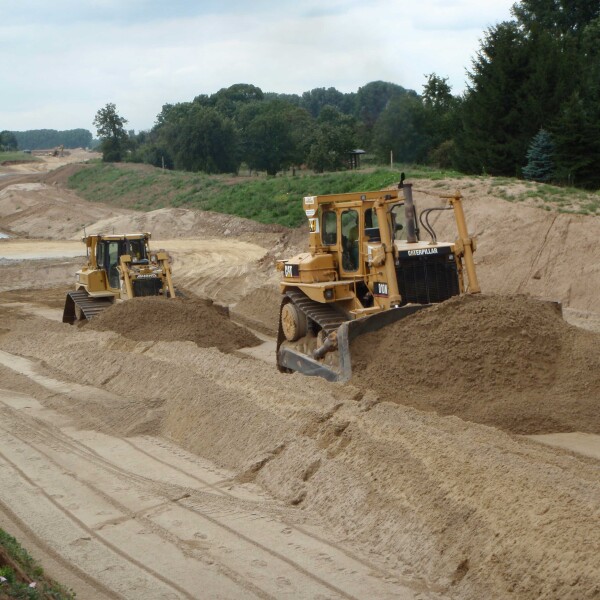 Deichbau — Deichsanierung, Meerbusch-Lank