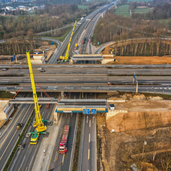 Ersatzneubau Zentralbauwerk Autobahnkreuz, Hilden