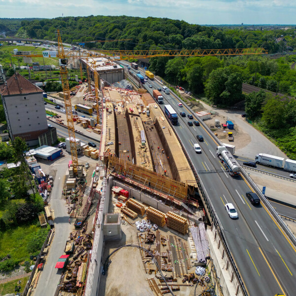 Autobahnkreuz Kaiserberg A3, Ersatzneubau BW2, Duisburg