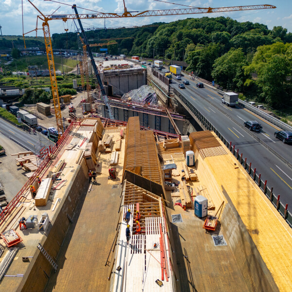 Autobahnkreuz Kaiserberg A3, Ersatzneubau BW2, Duisburg