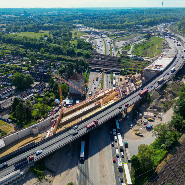 Autobahnkreuz Kaiserberg A3, Ersatzneubau BW2, Duisburg