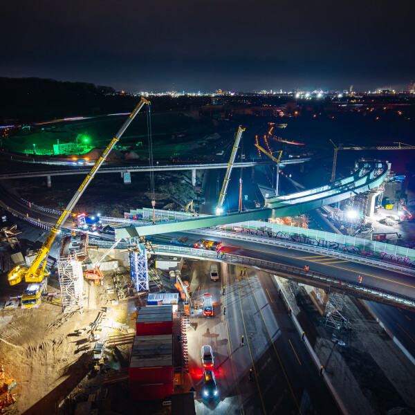 Autobahnkreuz Kaiserberg A3/A40 BW2, Duisburg